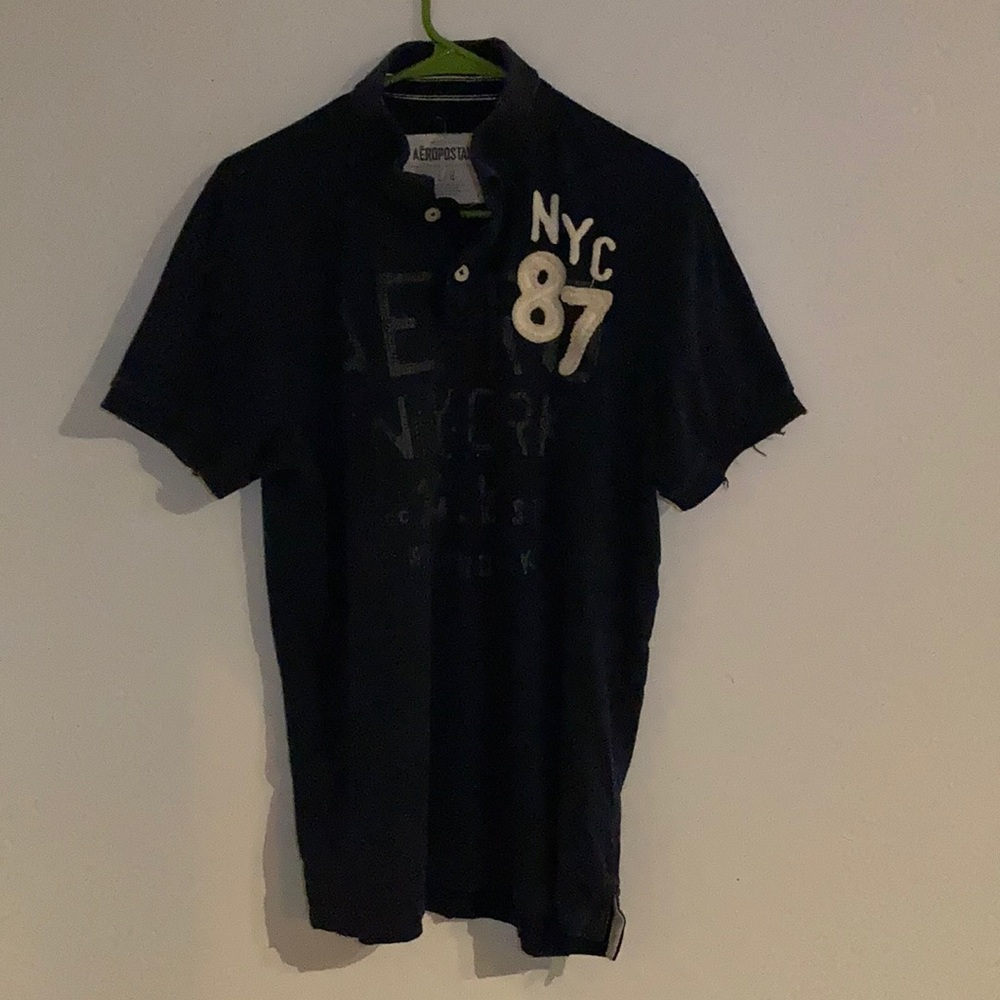 Aero T-shirt Men’s size Large Blue‎
